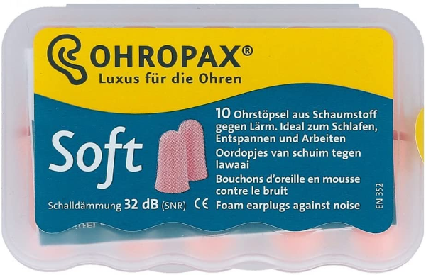 OHROPAX 耳塞五只装特价 噪音阻断神器 保证高质量睡眠