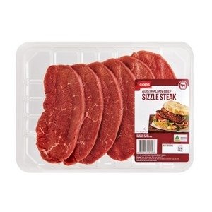 Coles Beef Sizzle Steak