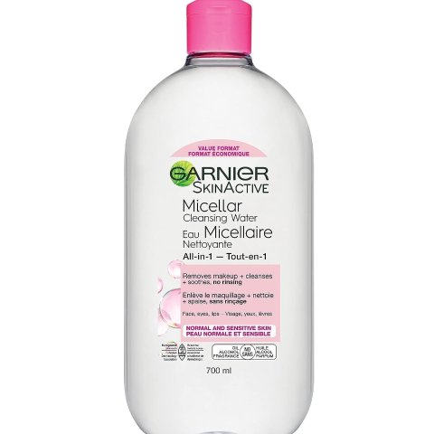 400ml仅$8Garnier 多合一卸妆水700ml仅$13！适合任何肤质 温和无刺激