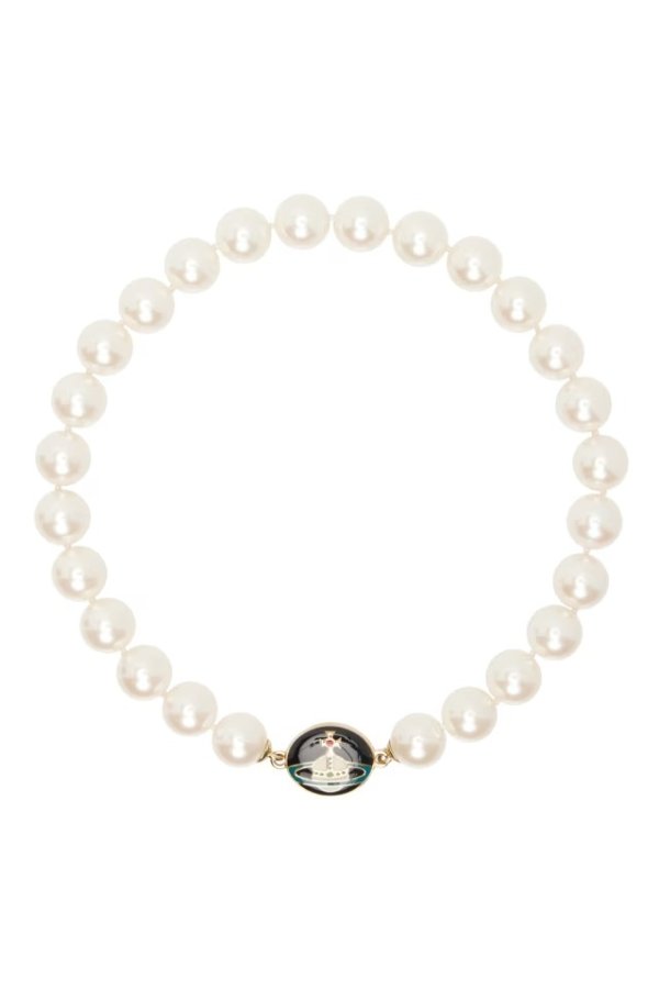 白色 Loelia Large Pearl 项链
