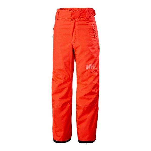 橘色儿童滑雪裤