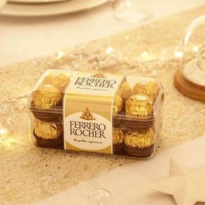 史低价：Ferrero 经典费列罗巧克力 16颗装 精心圣诞小礼物