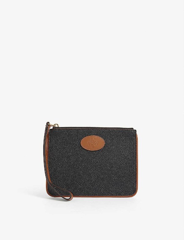 x Acne Studios leather zip coin purse