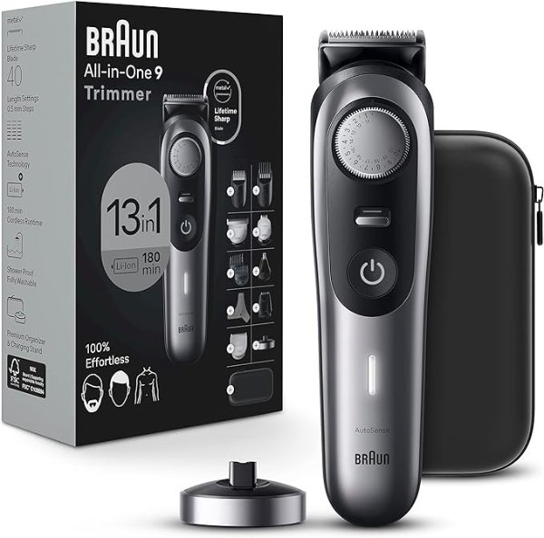 Braun Series 9 9440, 13合1 剃须理发一体机