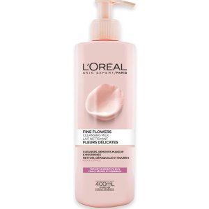L’Oréal 玫瑰茉莉洁面乳400ml 舒缓滋养 洗完真丝滑！