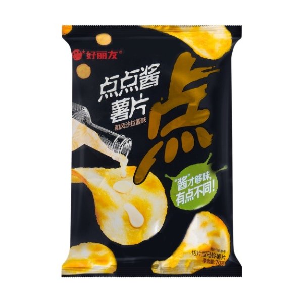 韩国ORION好丽友 点点酱薯片 和风沙拉酱味 70g