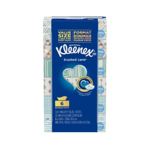 Kleenex 舒洁 超软面巾纸(100抽 X 6) 柔嫩肌肤可用