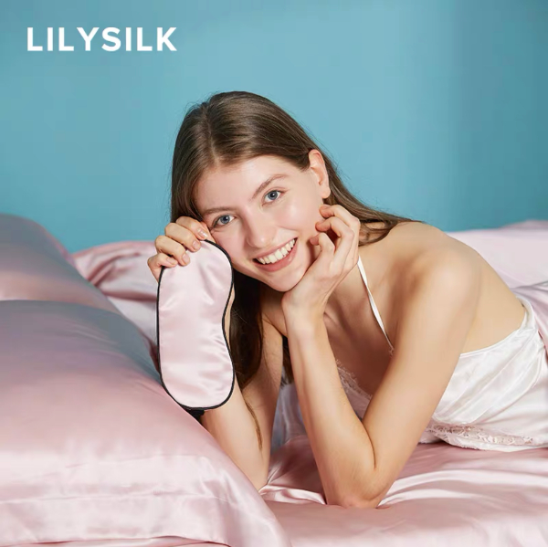 LilySilk 真丝眼罩2件套