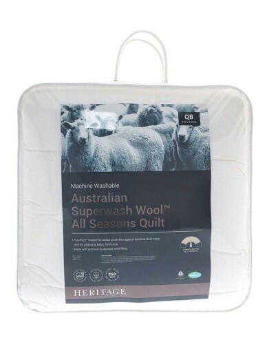 Australian Superwash Wool All Seasons Quilt