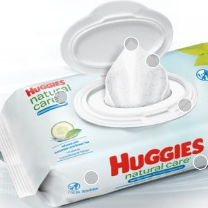 Huggies 好奇宝宝加厚湿巾56抽  一次一张不粘连