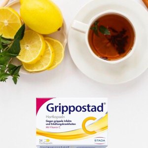 Grippostad C 感冒胶囊 对抗发烧咳嗽、头疼脑热 家中常备款