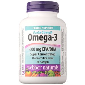 Webber Naturals Omega-3 超浓缩鱼油80粒