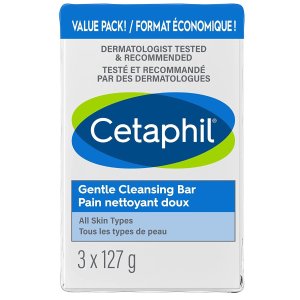 史低价：Cetaphil 丝塔芙沐浴皂3个*127g 不含皂基 保持肌肤PH值平衡