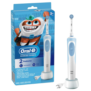 Oral-b 儿童电动牙刷 配有敏感刷头和定时器，适合3岁+儿童
