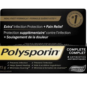 Polysporin 全效万能药膏15g 杀菌止痛 促进愈合 家庭医生推荐