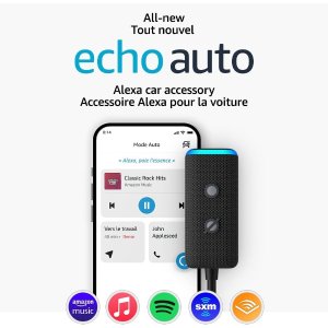 会员日狂欢价：Echo Auto车载语音助手, 轻松驾驶, Alexa随行