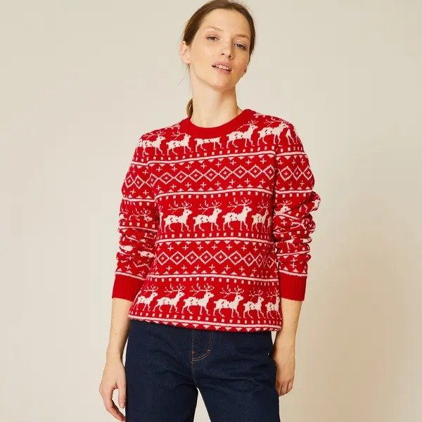 圣诞驯鹿毛衣