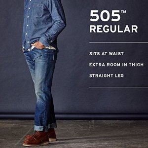 Levi's 505系列男士牛仔裤热卖