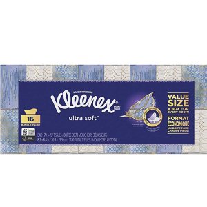 Kleenex 面巾纸 16盒装 1120张 日常消耗品囤货