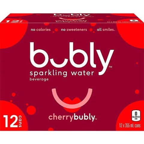 bubly 气泡水 樱桃味 12x355ml