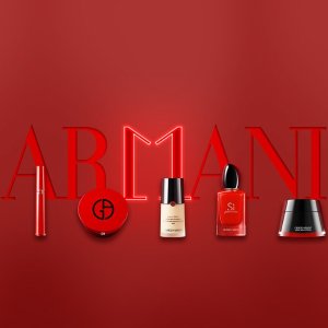 超后一天：Armani 阿玛尼美妆送正装 赠品价值$190超门槛