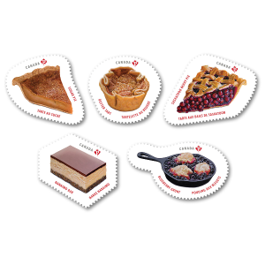 加拿大5款经典甜点放入邮票 快来看看你吃过几种