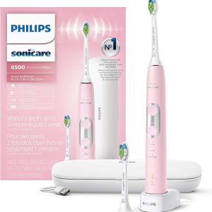 史低价：Philips Sonicare 6500 声波电动牙刷 樱花粉色有货