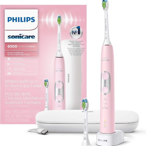 $119.95(org$189) 三色可选史低价：Philips Sonicare 6500 声波电动牙刷 樱花粉色有货