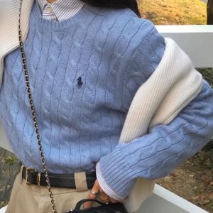 Polo Ralph Lauren 爆款闪促 收经典麻花针织衫、小马衬衫