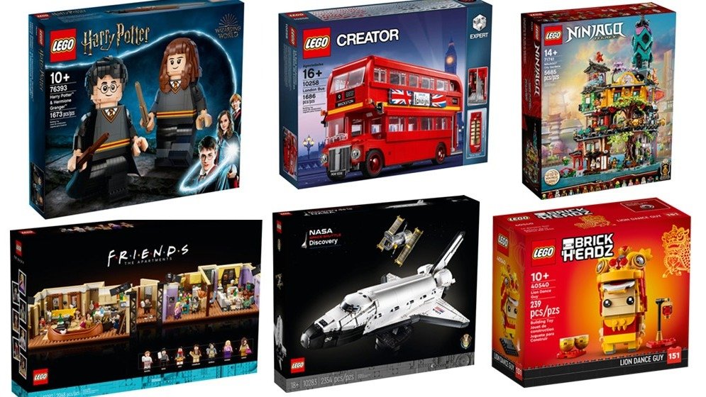 2022年 Lego 最受欢迎乐高榜单|中国新年系列/哈利波特/限量版迪士尼城堡/绝版双层巴士/幻影忍者/老友记/NASA太空船/保时捷911，通通都上榜！
