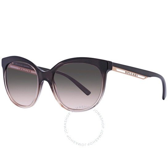 Pink Gradient Gray Butterfly Ladies Sunglasses BV8249 54503B 56