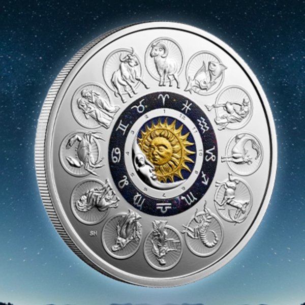 加拿大铸币厂开窍了 绝美十二星座银币 限量4000枚