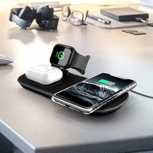 MixMart 3合1无线充电站 手机、Apple Watch、AirPods同时充