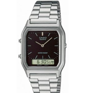 限购：卡西欧 Vintage1DS 银色手表