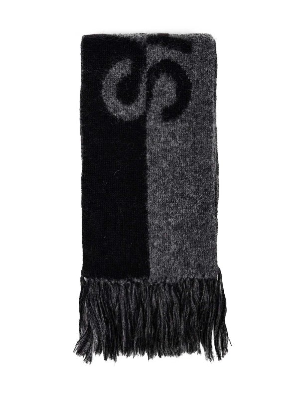 羊绒logo围巾