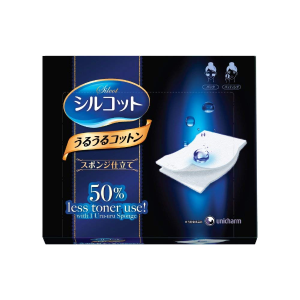 Unicharm尤妮佳 二分之一省水化妆棉 5盒200片