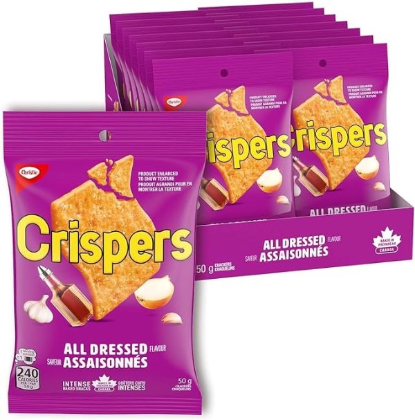 Crispers 洋芋片 50g*14包 All Dressed口味好吃