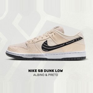 新品预告：Nike Dunk x Albino&Preto 珍珠白联名鞋款上架