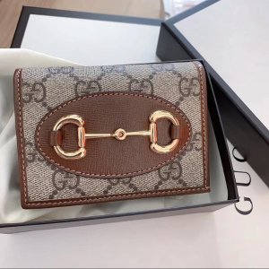 Gucci 钱包卡包专场 款式超全 夏日配色也在线 €150收老花卡包