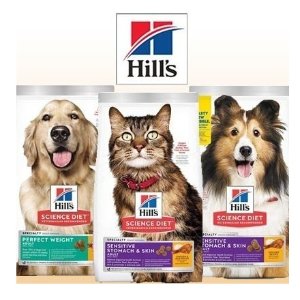 近期好价：Hill's 科学喂养优质宠物粮 维持标准体重 健康好营养
