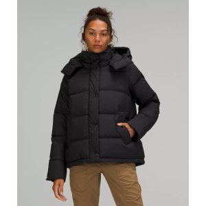 Lululemon爆火黑色补货啦Wunder 5格泡芙羽绒服