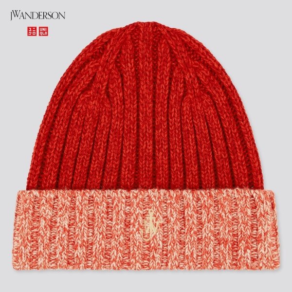 X JW ANDERSON 红色保暖毛线帽