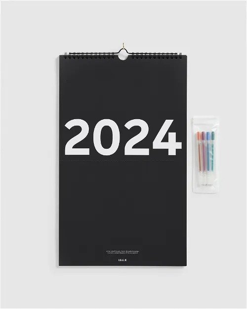 2024 挂历 黑色