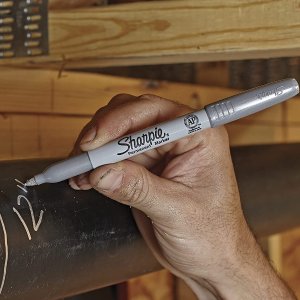 Sharpie 银色记号笔2支 快干防水不脱落 细尖笔头书写流畅