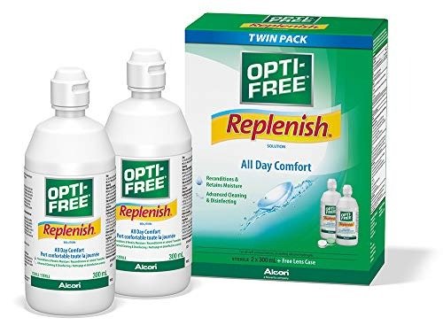 OPTI-FREE Replenish 隐形眼镜护理液2 x 300 mL