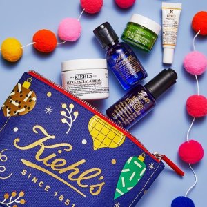 超后一天：Kiehl's 收冬天离不开的高保湿系列 夜间修复精华套装