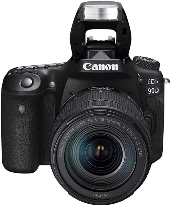 Canon Digital Camera - SLR Canon EOS 90D DSLR with EFS 18-135mm f/3.5-5.6mm IS STM 