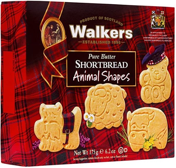 Walkers 曲奇, 6.2-Ounce Boxes (Pack of 6)