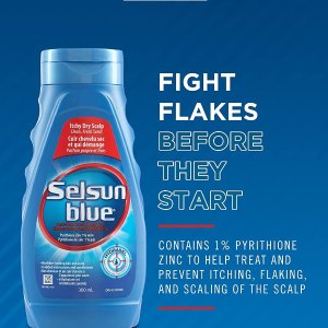 折扣升级：Selsun Blue 专业去屑洗发水300ml 脂溢性皮炎必备止痒神器