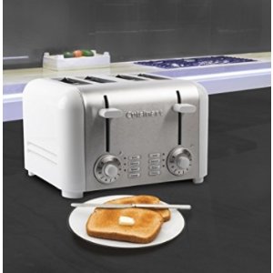 史低价！Cuisinart CPT-340WC 4片式烤面包机
